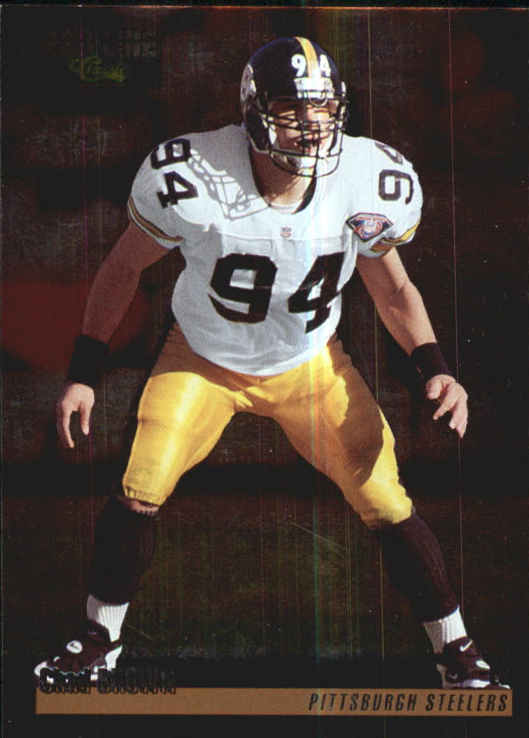 1995 pro line silver pittsburgh steelers football card