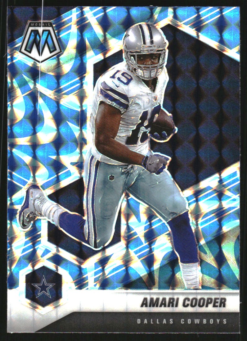 2021 Panini Mosaic Mosaic Reactive Blue #59 Amari Cooper