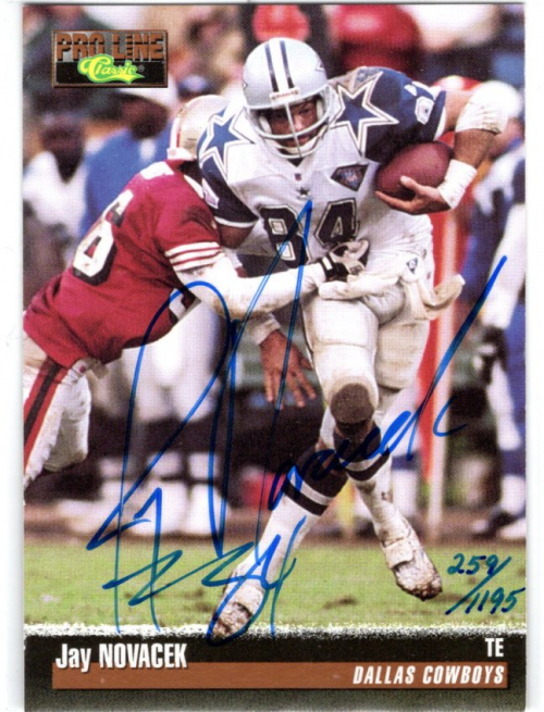 Jay Novacek Autographed Memorabilia