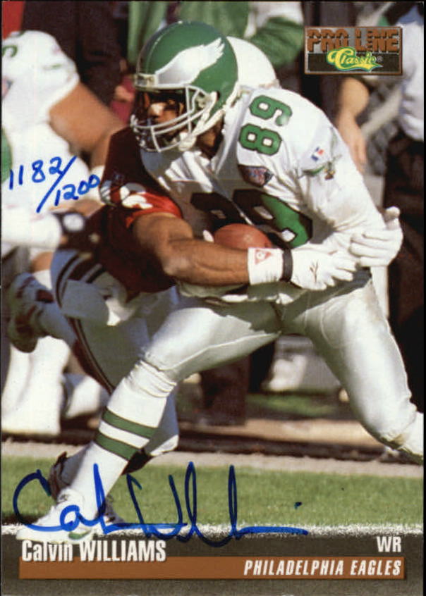 1995 Pro Line Autographs #126 Calvin Williams/1200