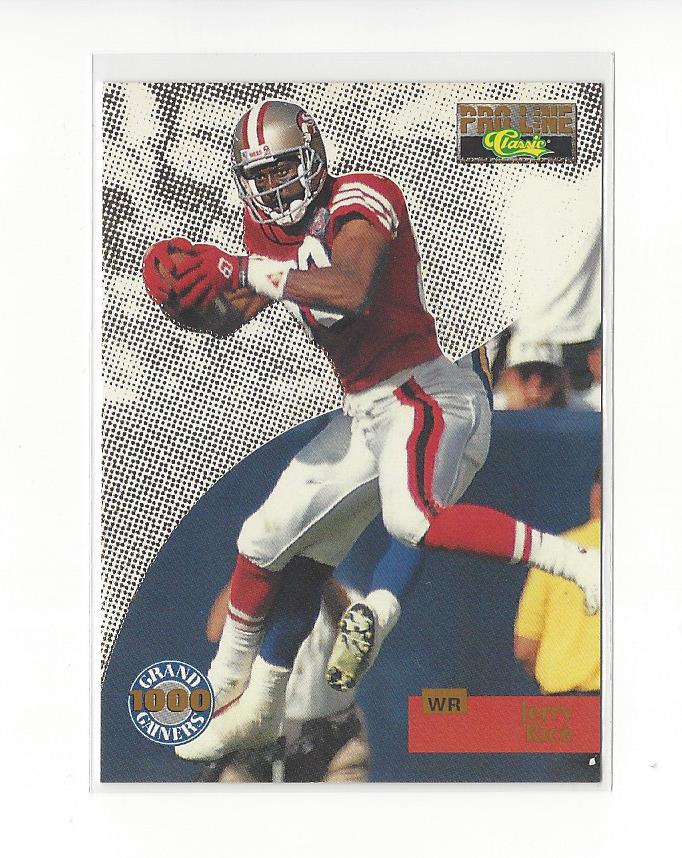 1995 Pro Line Grand Gainers #G6 Jerry Rice