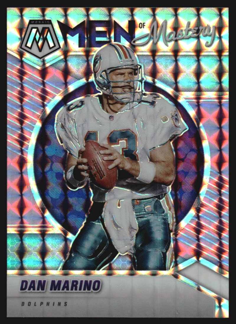 2021 Panini Mosaic Men of Mastery Mosaic Purple #19 Dan Marino