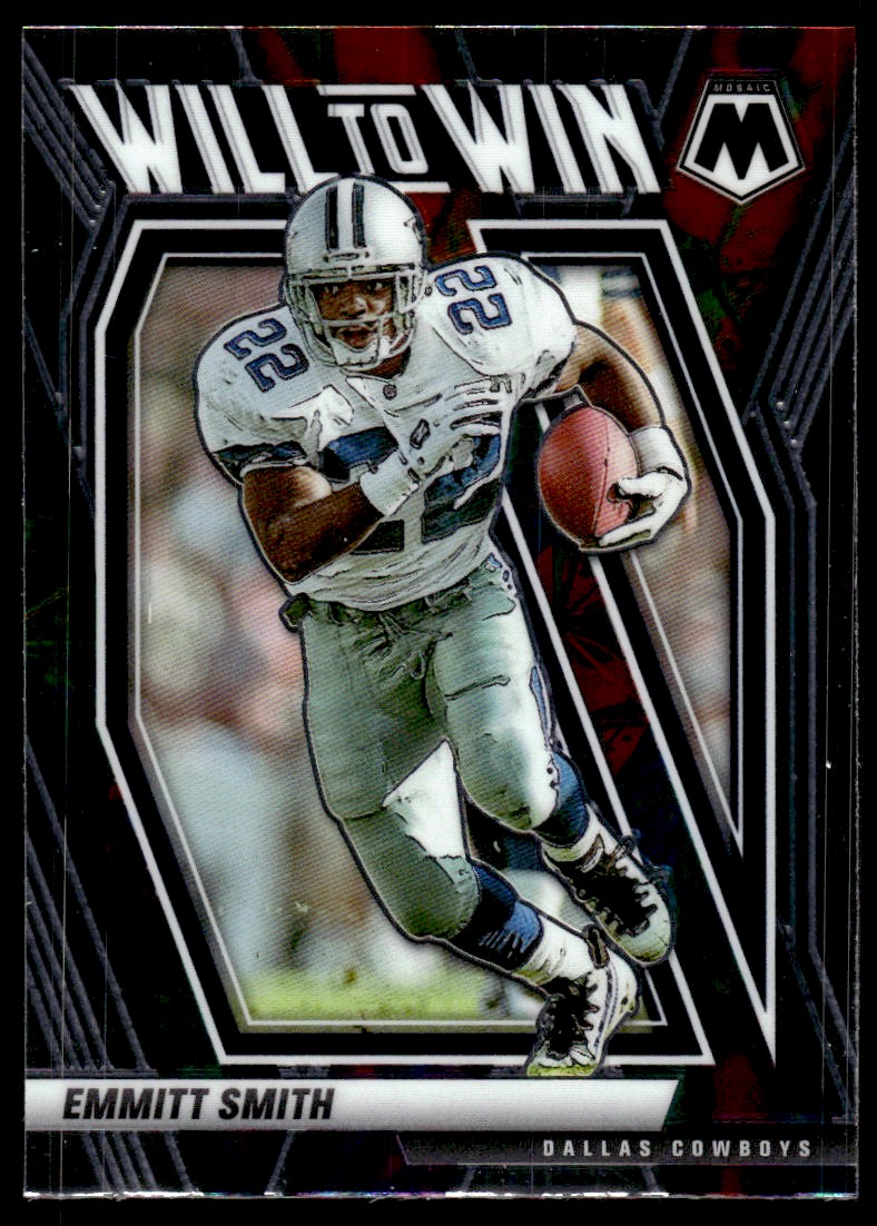 2021 Panini Mosaic Will to Win #18 Emmitt Smith
