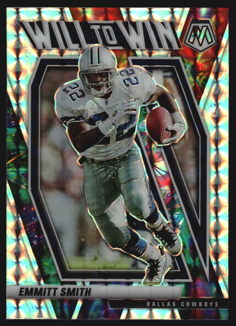 2021 Panini Mosaic Will to Win Mosaic #18 Emmitt Smith