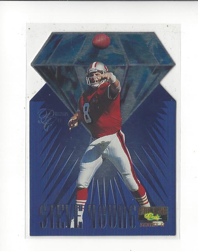 1995 Pro Line Precision Cuts #P17 Steve Young