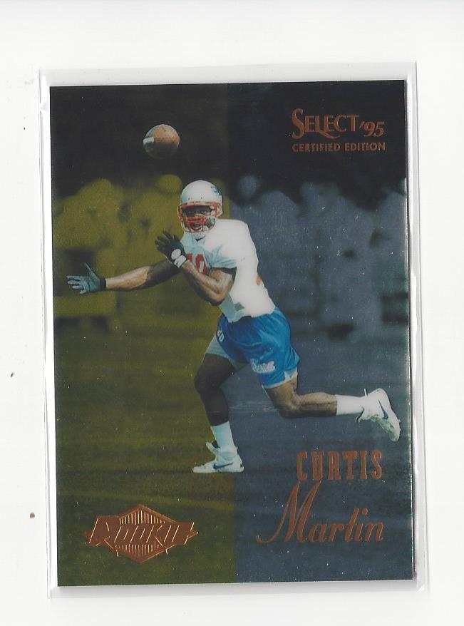 1995 Select Certified #117 Curtis Martin RC