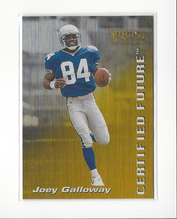 1995 Select Certified Future #5 Joey Galloway