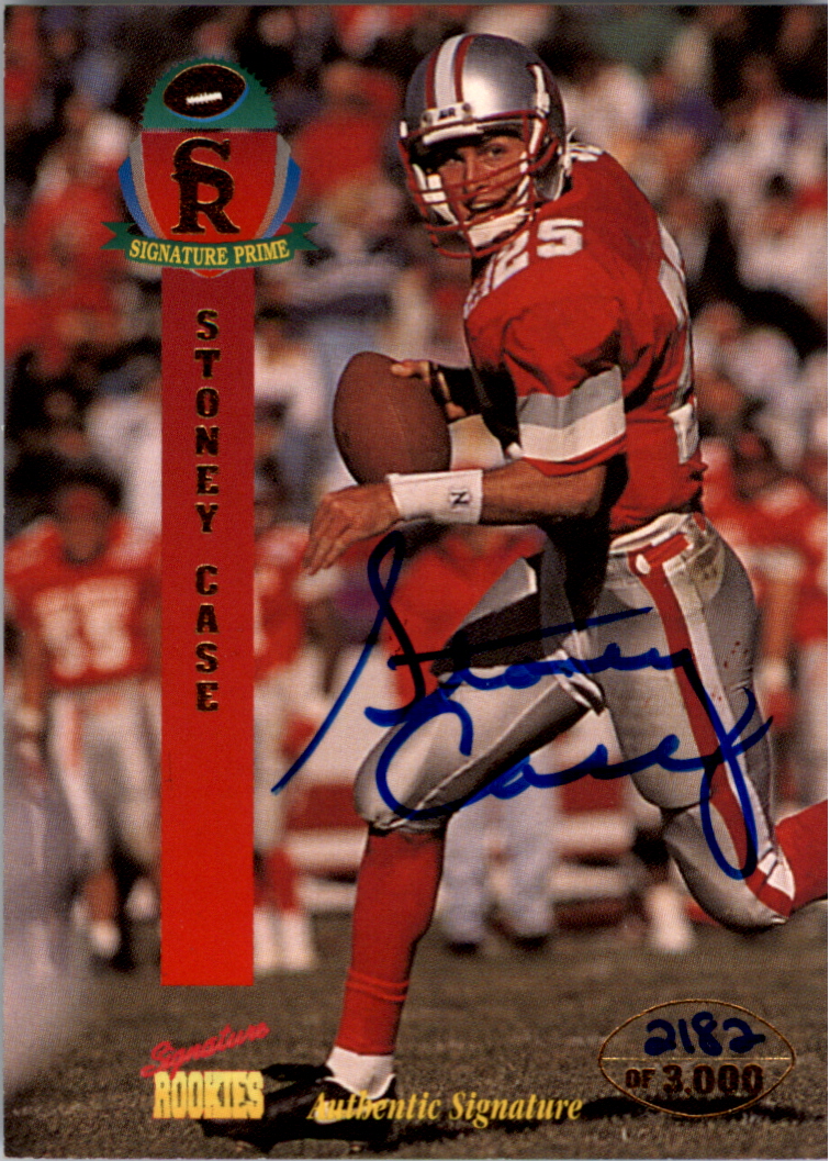 1995 Signature Rookies Signature Prime Autographs #8 Stoney Case