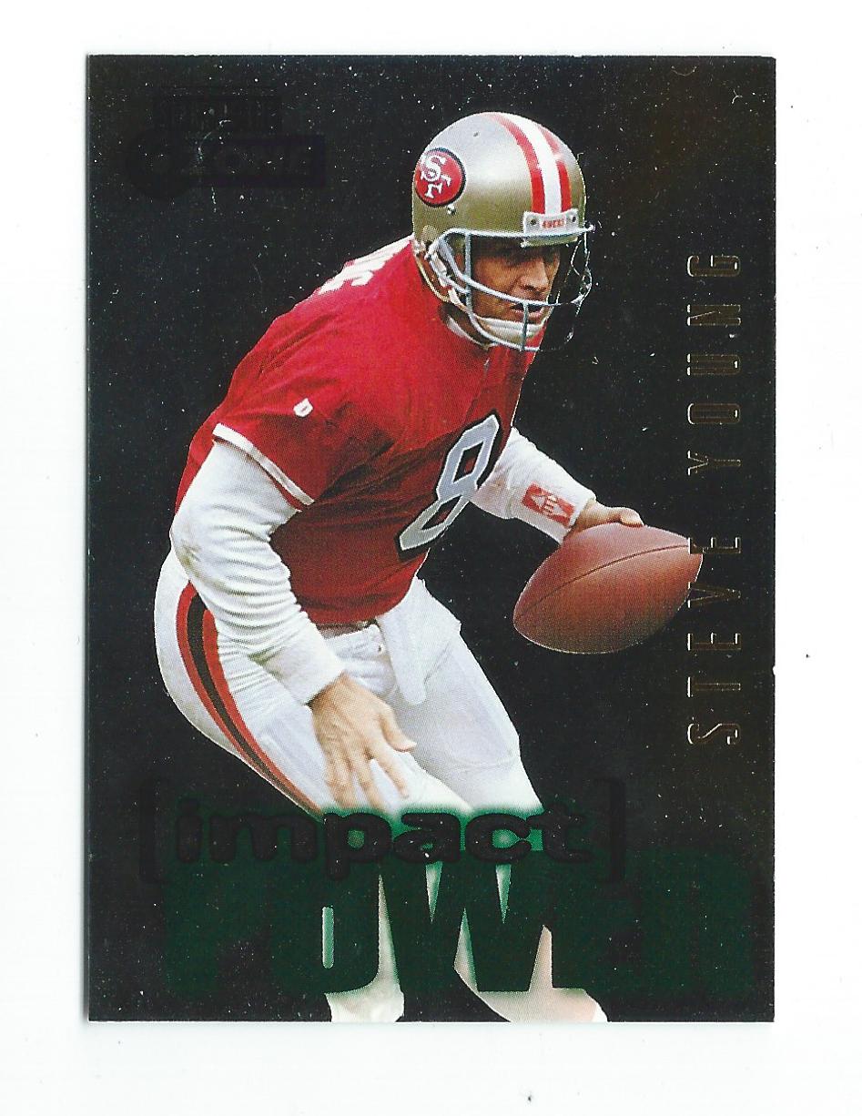 1995 SkyBox Impact Power #IP18 Steve Young