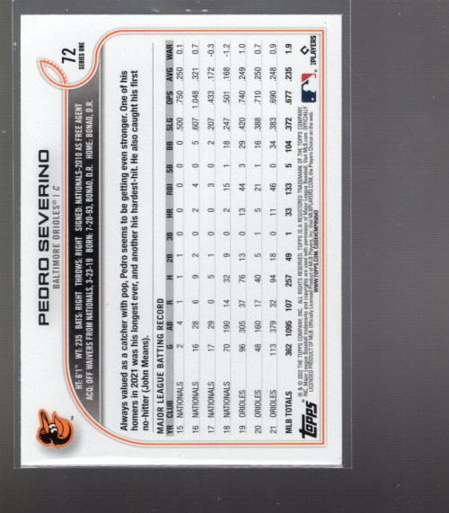 B4716- 2022 Topps Béisbol Surtido Insertar Cards3 -tú Pick 15 - Imagen 183 de 359