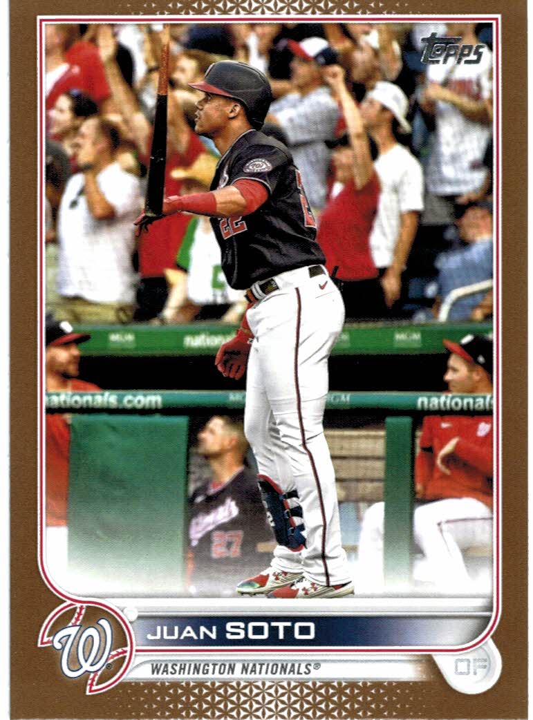 2022 Topps Gold 150 Juan Soto NMMT