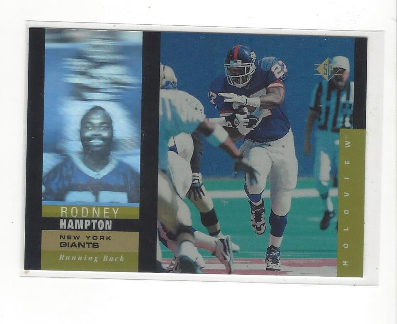 1995 SP Holoviews #32 Rodney Hampton