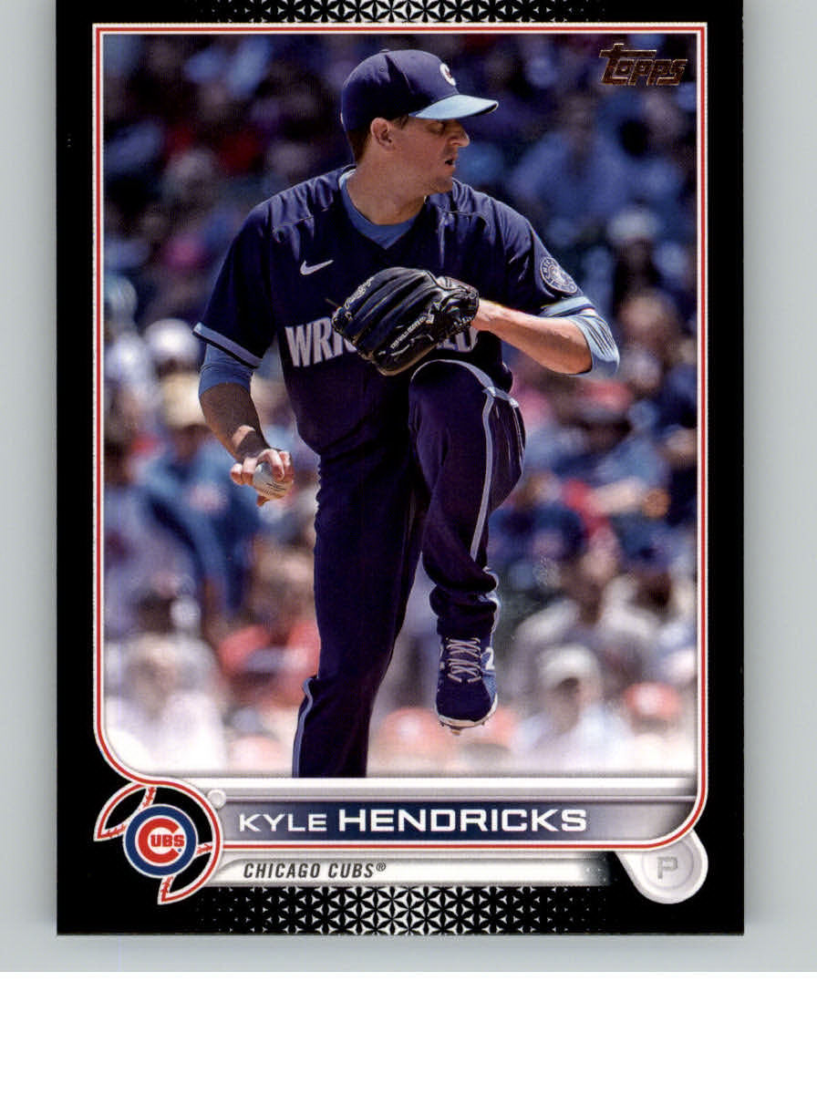 2022 Topps Black #168 Kyle Hendricks
