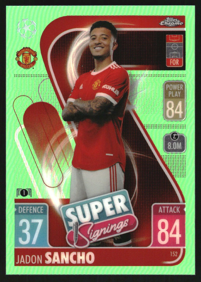 2022-23 Topps UEFA Club Competitions Inferno Foil #186 Jadon 