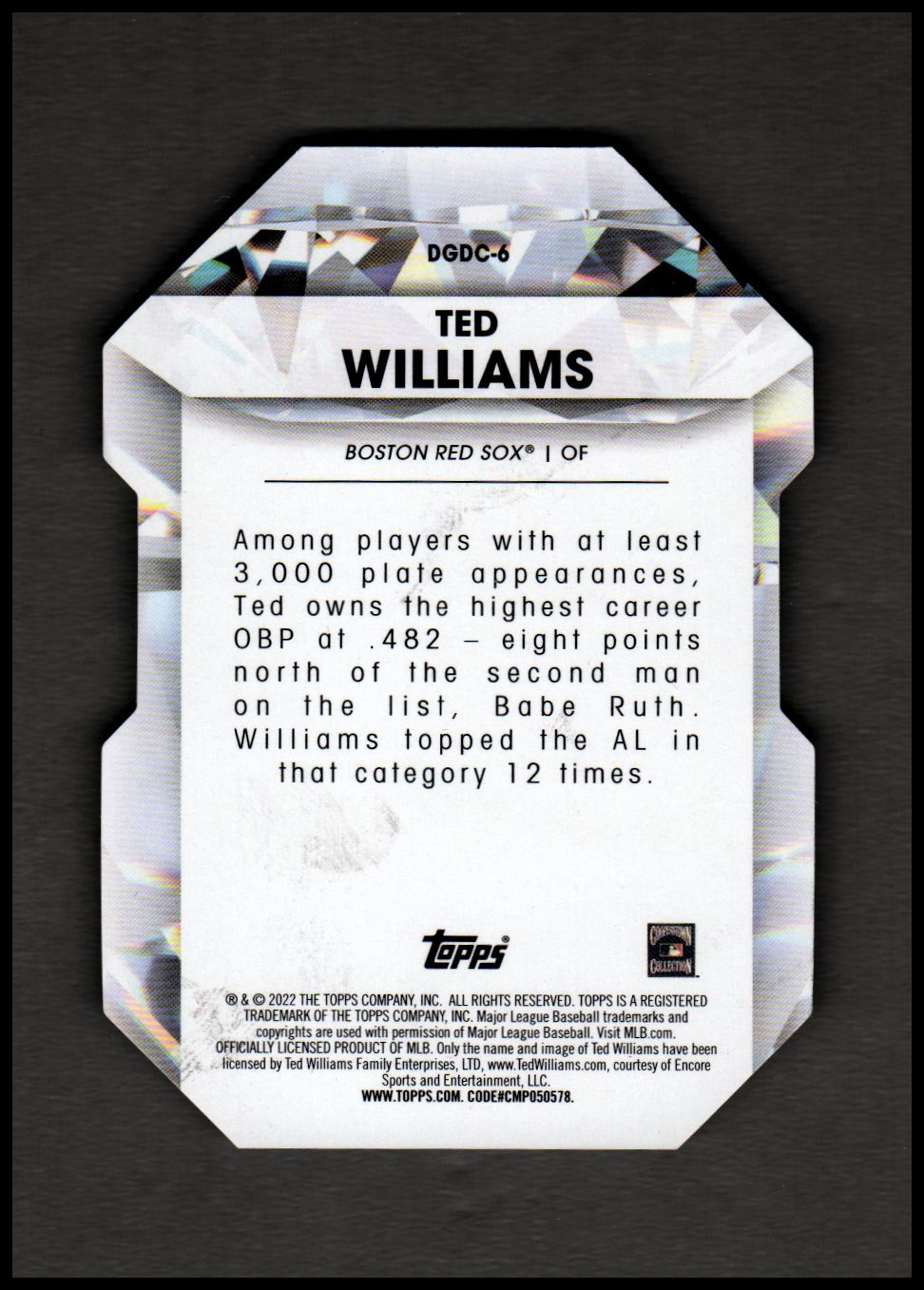 2022 Topps Diamond Greats Die Cuts YOU PICK - Picture 7 of 31