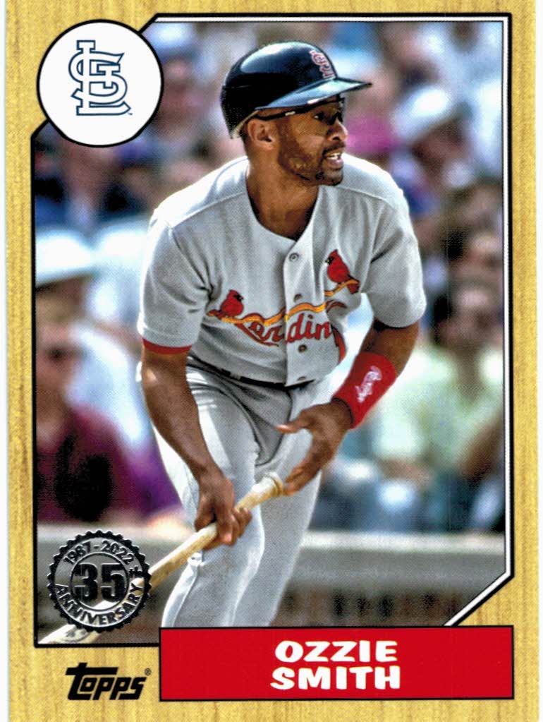 2022 Topps '87 Topps #T8795 Ozzie Smith - NM-MT - The Dugout Sportscards &  Comics