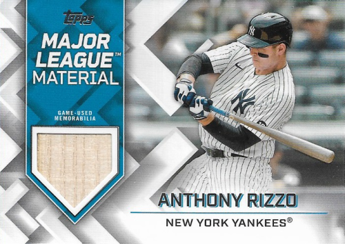 2022 Topps Major League Materials #MLMAR Anthony Rizzo