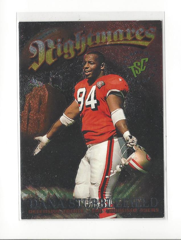 1995 Stadium Club Football Nightmares Insert Singles - You Choose - Bild 5 von 9