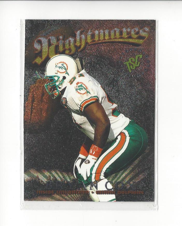 1995 Stadium Club Football Nightmares Insert Singles - You Choose - Bild 9 von 9