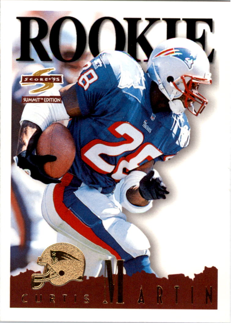 Curtis Martin 1995 Action Packed Rookies & Stars Rookie #90 - New England  Patriots at 's Sports Collectibles Store