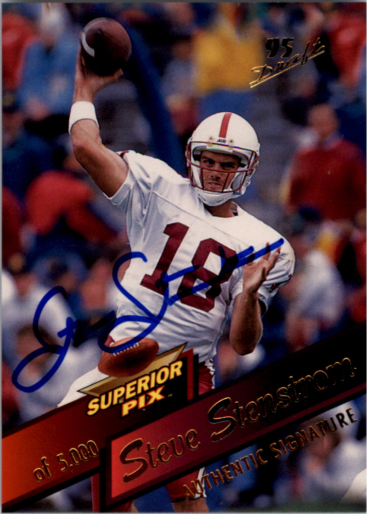 1995 Superior Pix Autographs #43 Steve Stenstrom/5000