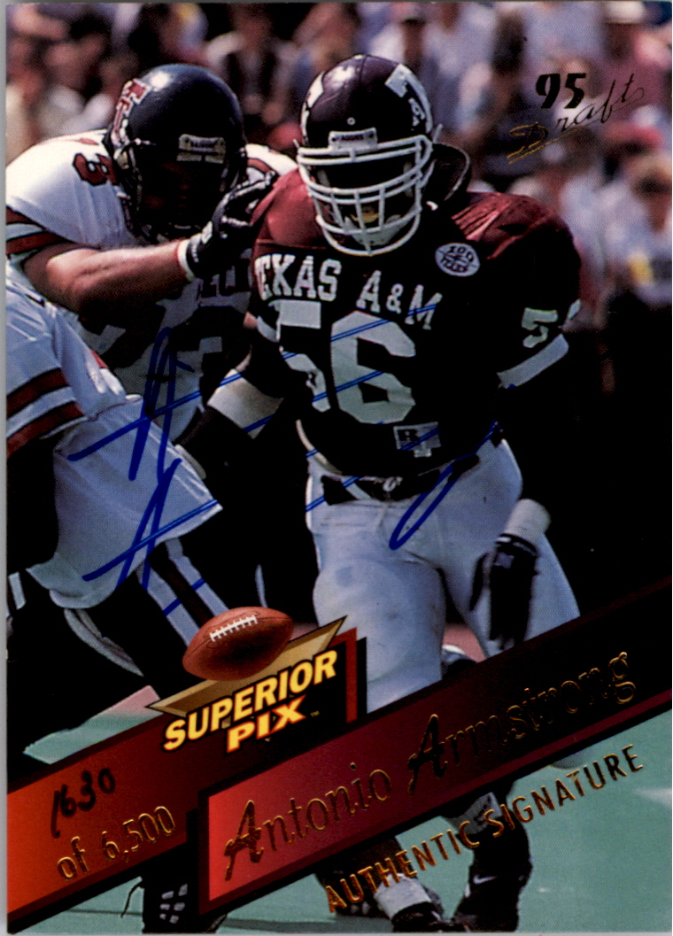 1995 Superior Pix Autographs #53 Antonio Armstrong/6500