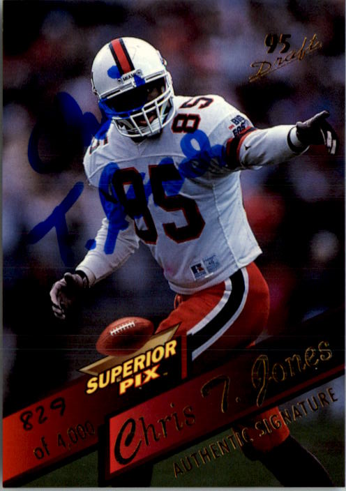 1995 Superior Pix Autographs #66 Chris T. Jones/4000