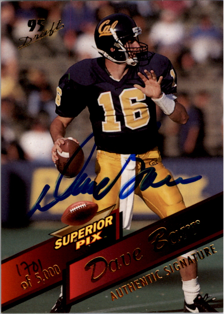 1995 Superior Pix Autographs #67 Dave Barr/5000