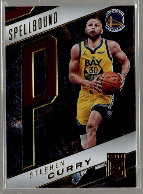 2021-22 Elite Spellbound Asia Red and Green #23 Stephen Curry - NM-MT