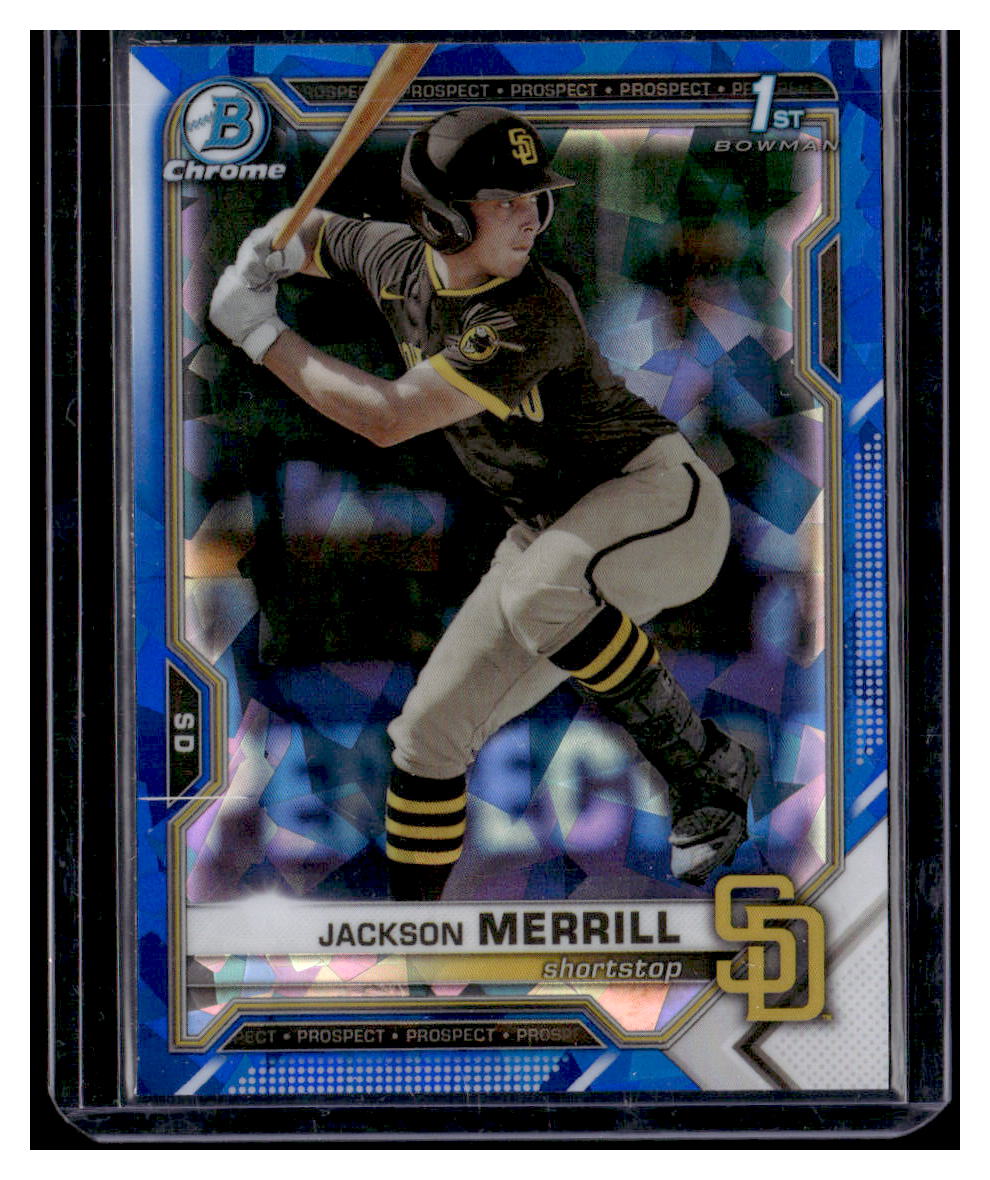 2021 Bowman Chrome Draft Sapphire #BDC119 Jackson Merrill