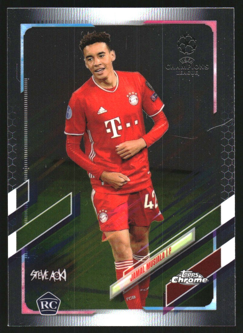 2020 Finest UEFA Champions League Refractor Jamal Musiala ROOKIE