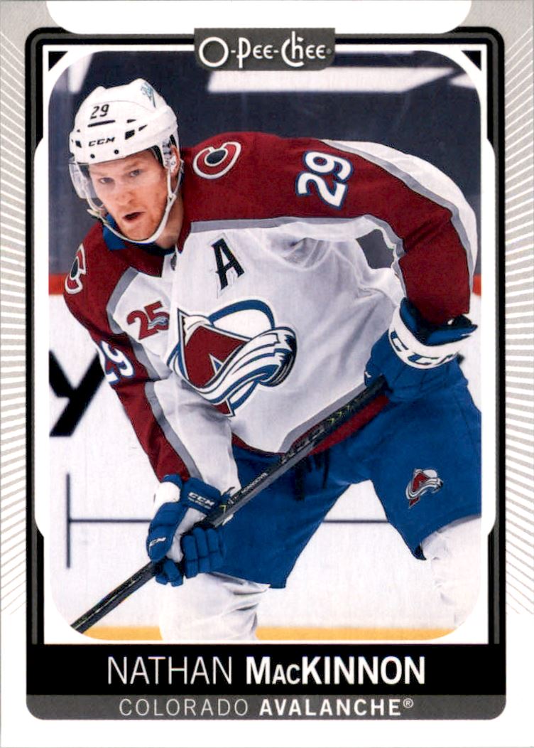 202122 OPeeChee 19 Nathan MacKinnon NMMT Burbank Sportscards