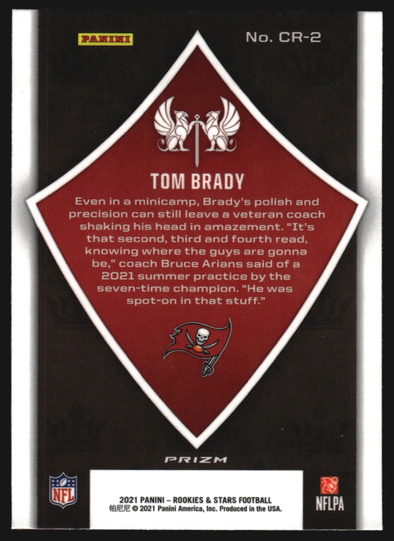 2021 Rookies and Stars Crusade Red Plaid #2 Tom Brady