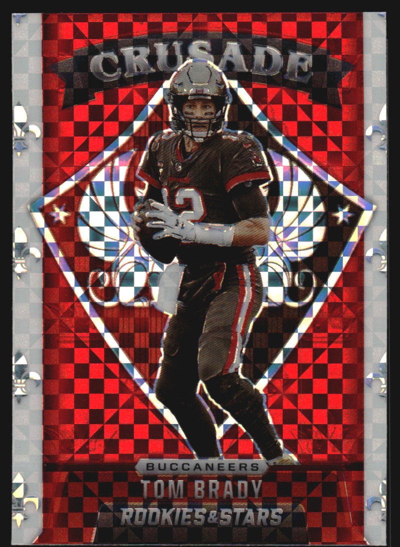 2021 Rookies and Stars Crusade Red Plaid #2 Tom Brady