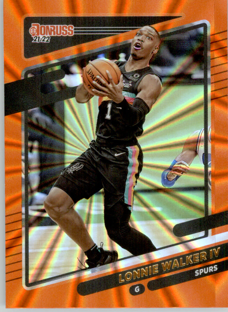 2021/2022 Donruss Basketball "Holo Orange Laser" Parallel Cards - Bild 10 von 85