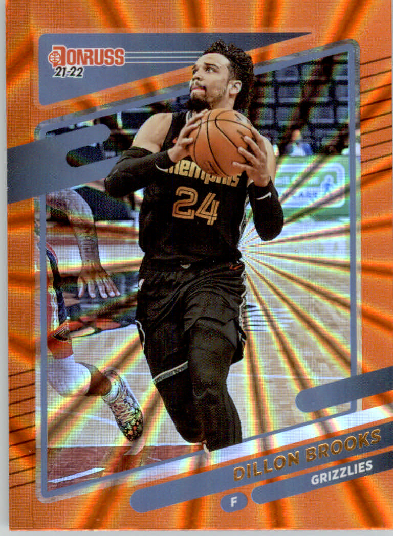 2021/2022 Donruss Basketball "Holo Orange Laser" Parallel Cards - Bild 20 von 85