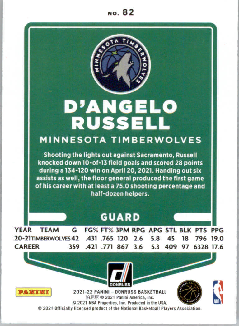 2021/2022 Donruss Basketball "Holo Orange Laser" Parallel Cards - Bild 31 von 85