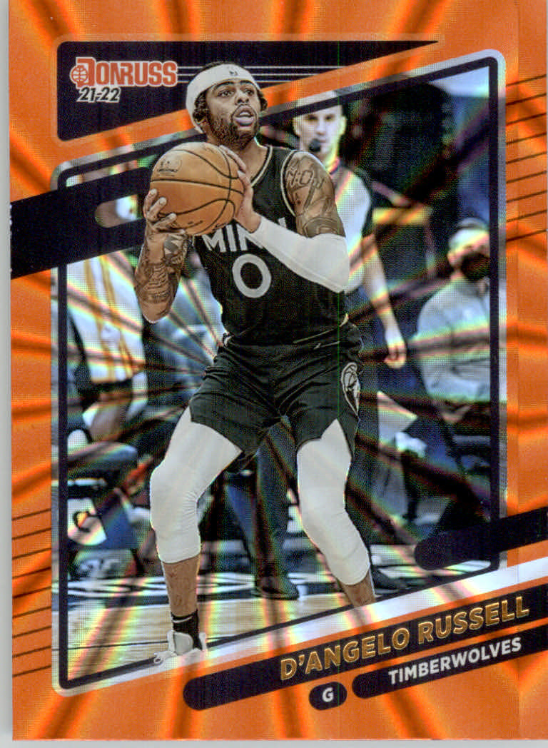 2021/2022 Donruss Basketball "Holo Orange Laser" Parallel Cards - Bild 30 von 85