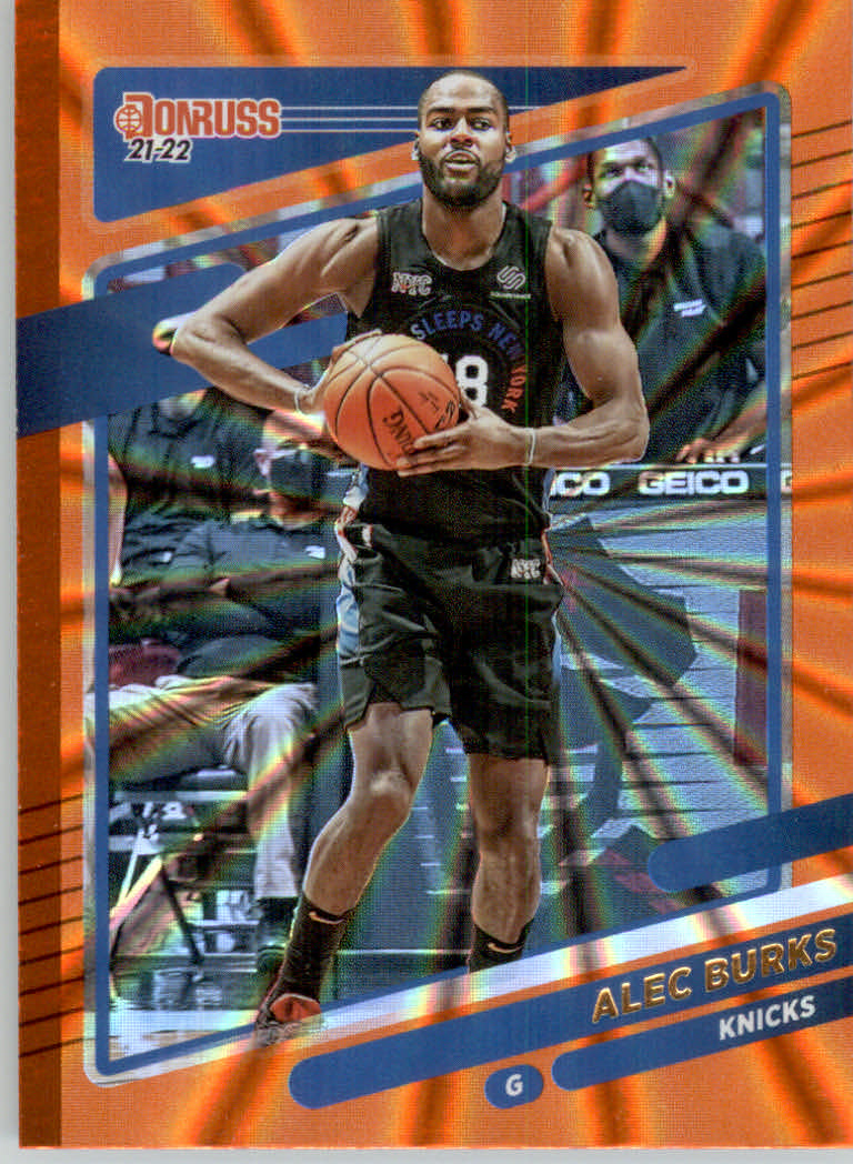 2021/2022 Donruss Basketball "Holo Orange Laser" Parallel Cards - Bild 34 von 85