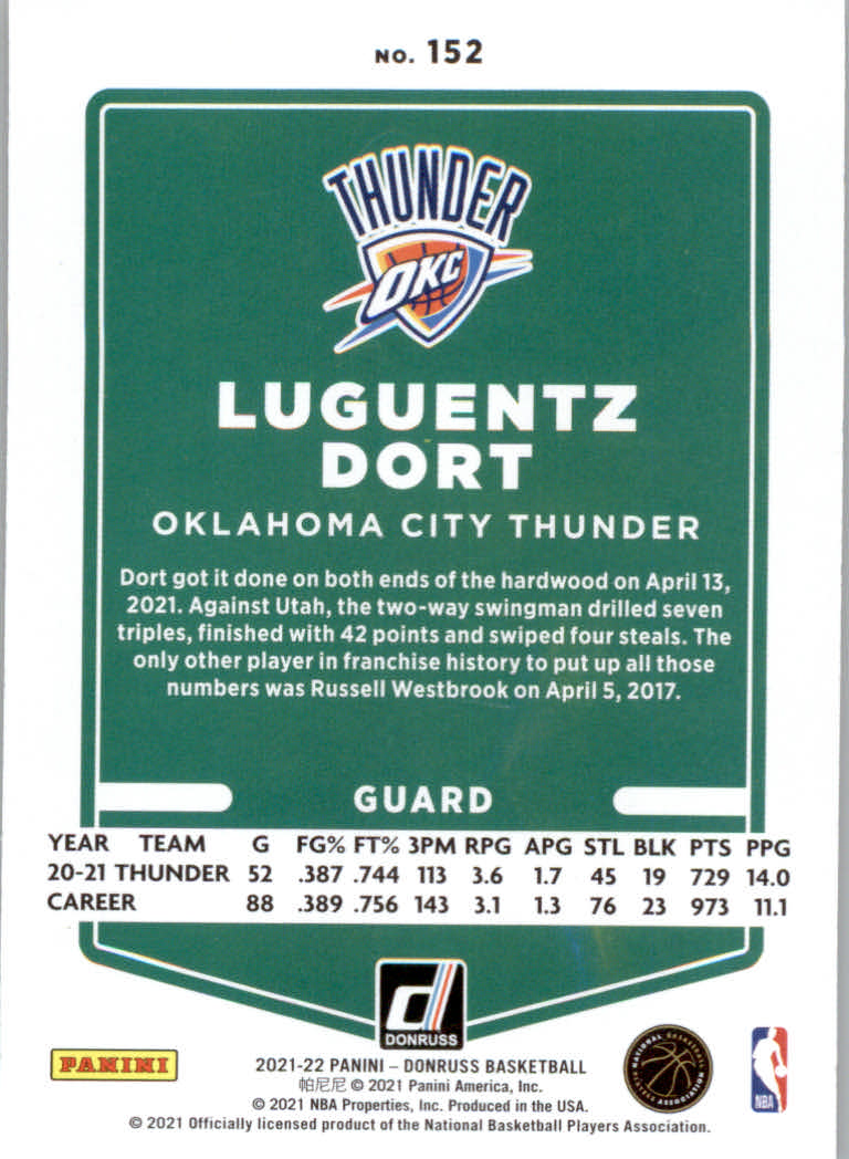 2021/2022 Donruss Basketball "Holo Orange Laser" Parallel Cards - Bild 51 von 85