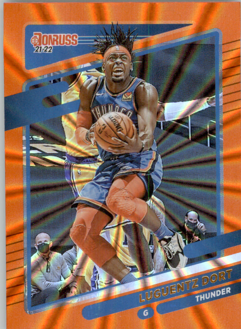 2021/2022 Donruss Basketball "Holo Orange Laser" Parallel Cards - Bild 50 von 85