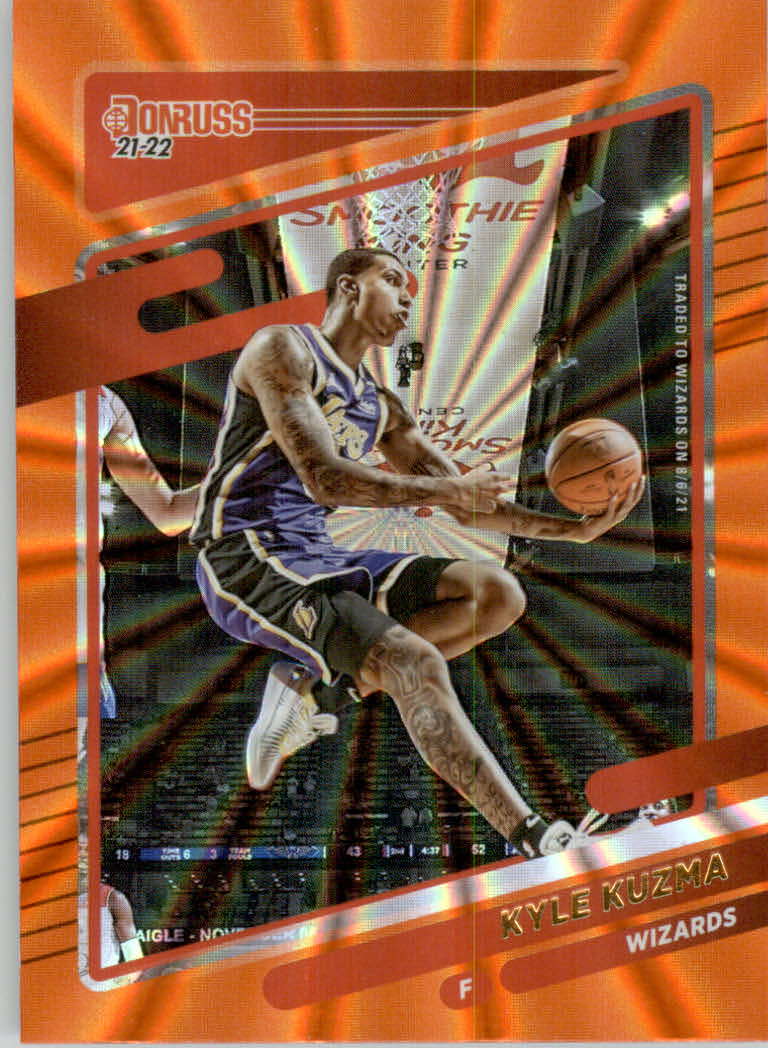 2021/2022 Donruss Basketball "Holo Orange Laser" Parallel Cards - Bild 54 von 85