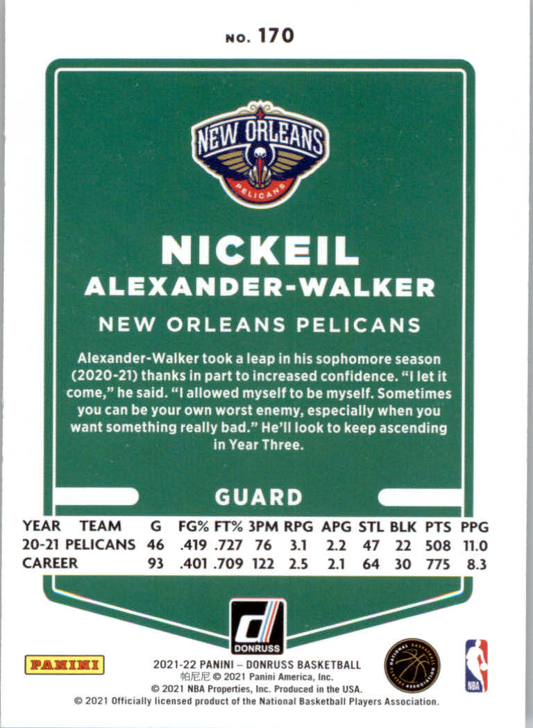 2021/2022 Donruss Basketball "Holo Orange Laser" Parallel Cards - Bild 57 von 85