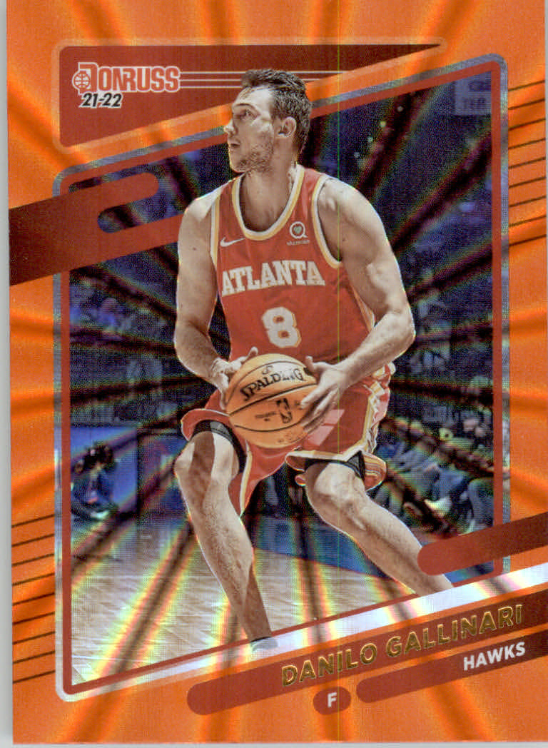 2021/2022 Donruss Basketball "Holo Orange Laser" Parallel Cards - Bild 60 von 85