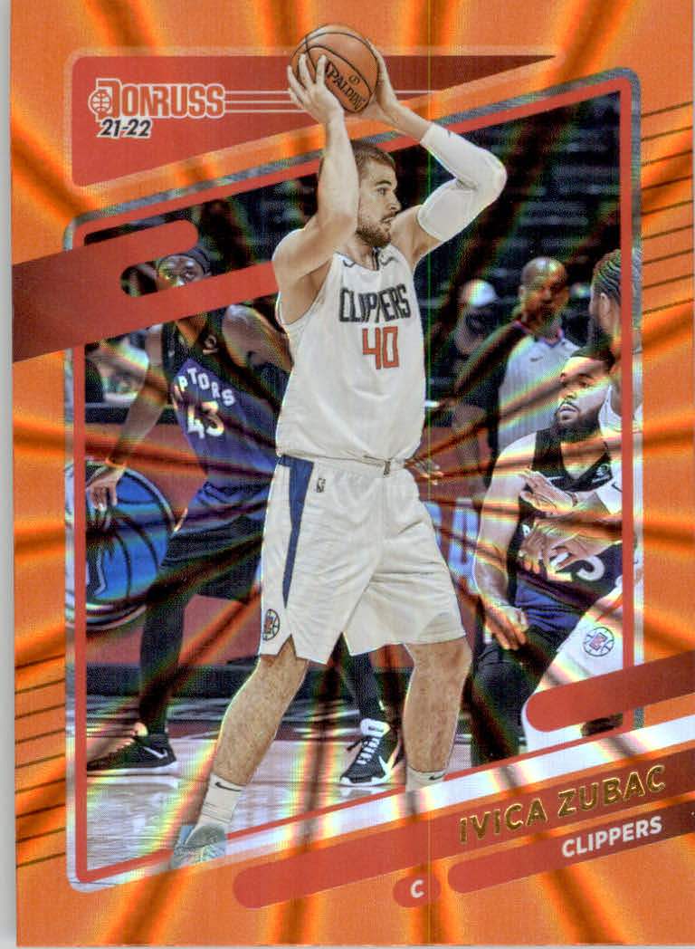 2021/2022 Donruss Basketball "Holo Orange Laser" Parallel Cards - Bild 62 von 85