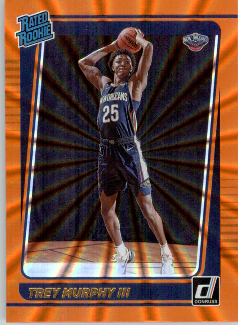 2021/2022 Donruss Basketball "Holo Orange Laser" Parallel Cards - Bild 74 von 85