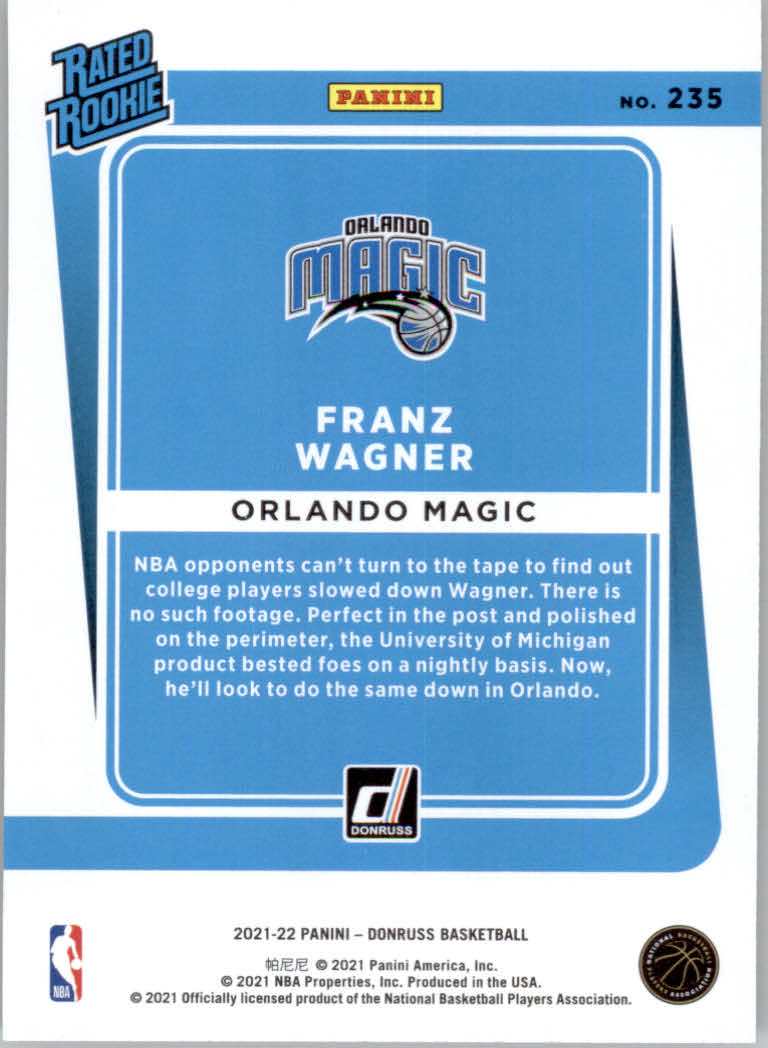 2021/2022 Donruss Basketball "Holo Orange Laser" Parallel Cards - Bild 79 von 85