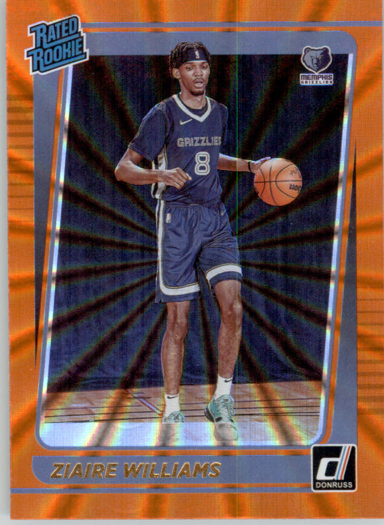 2021/2022 Donruss Basketball "Holo Orange Laser" Parallel Cards - Bild 82 von 85