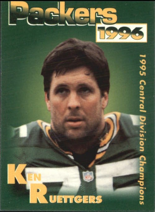 1996 Packers Police Football Card #15 Ken Ruettgers | eBay