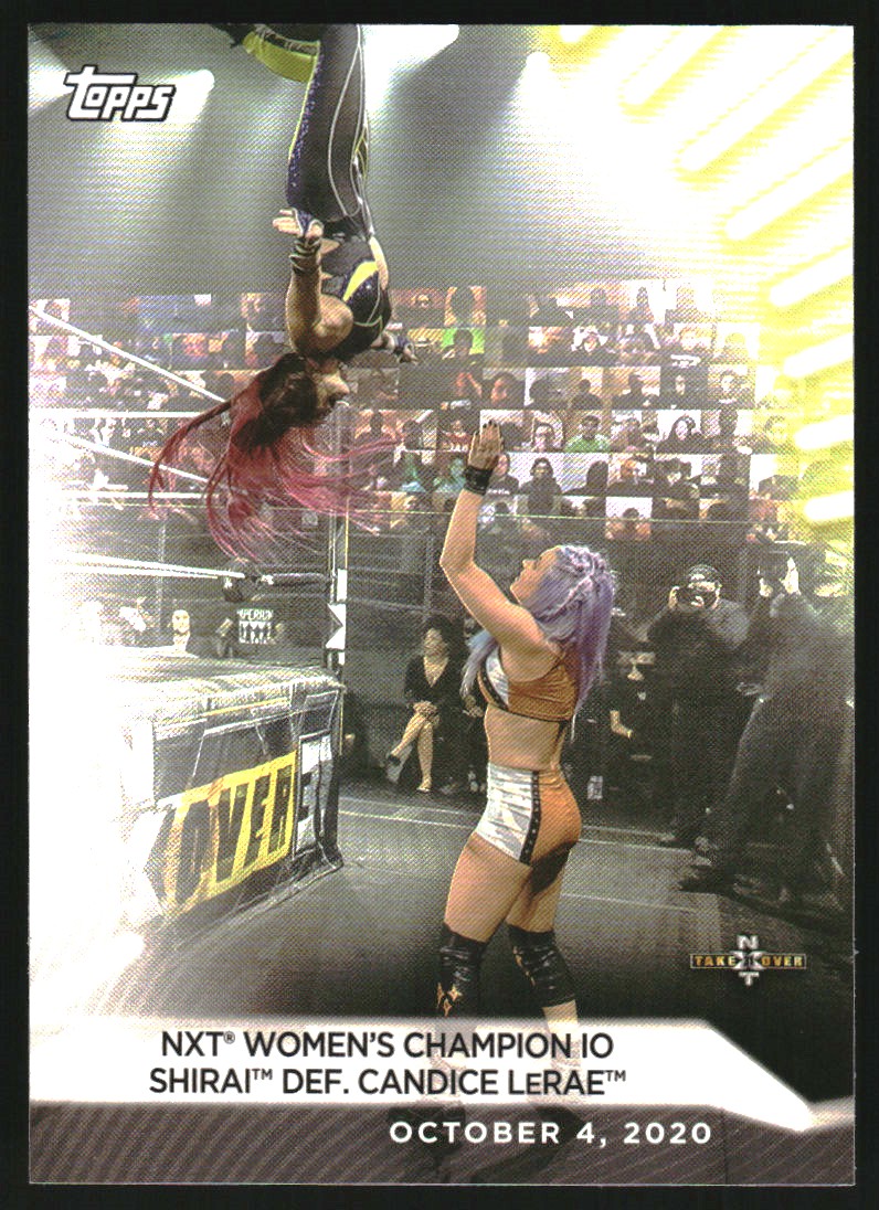 2021 Topps WWE Women's Division #88 NXT Women's Champion Io Shirai